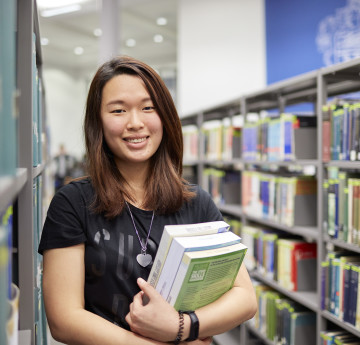 Students studying